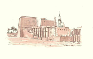 Gewas pentek 1996 Egypte Tempel van Luxor