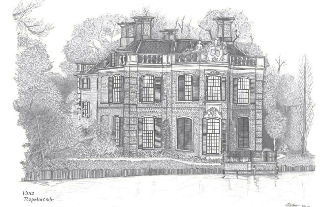 potloodtekening-1989-90-Huize-Rupelmonde-ad-Vecht