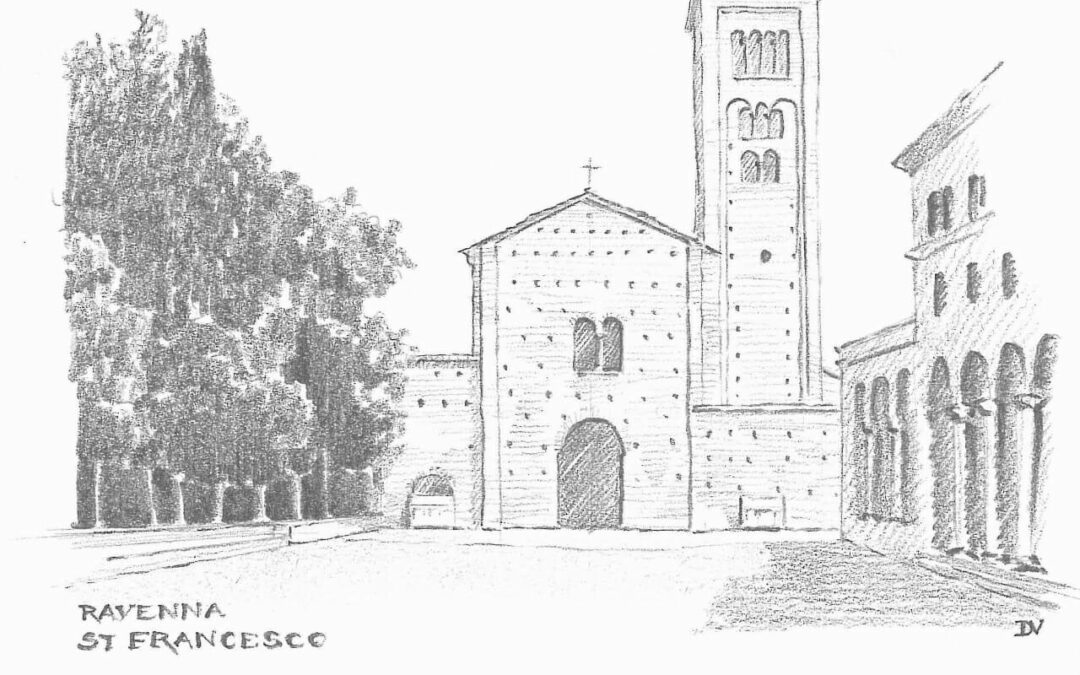 potloodtekening-2000-Ravenna-San-Francesco